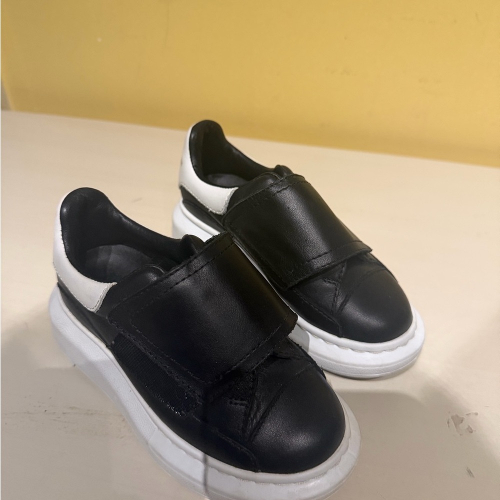Black and White Kids Shoes